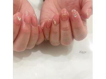 ネイルサロンリュクス (nailsalon Luxe)/血色リングネイル♪