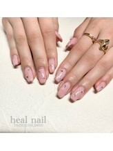 ヒールネイル(heal nail)/pink nail