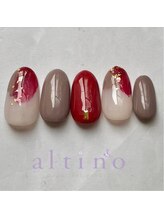 アルティノ ネイル ガーデン(altino nail garden)/シンプルニュアンスデザイン