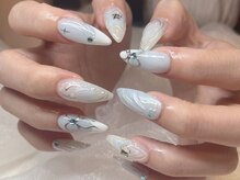 モカ 心斎橋(moca by Lee)/水色y2kネイル