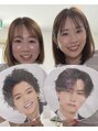 リリー&nbsp;右：私左：スタッフさおり二人でtimeleszファンです^ ^