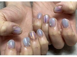 オーロラフィルムネイル