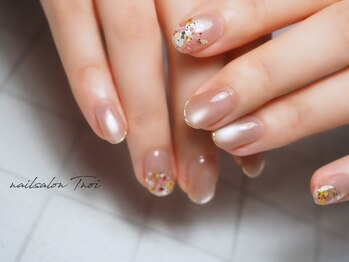 マグネット×ドライフラワー