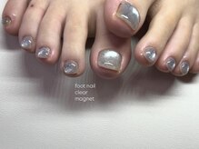 ルカ 原宿(lux)/フットネイル × クリアマグ