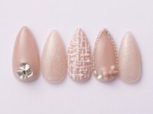 ジェミーネイル エビス(Jemiy nail ebisu)/韓国ガーリーツイード10480yen