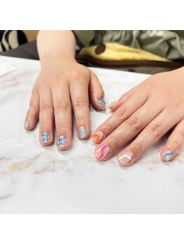 ガレ(Galet)/ちぐはぐネイル!