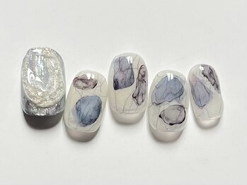 クレモアネイル 池袋西口店(CLEMORE NAIL)/インクもやもやネイル
