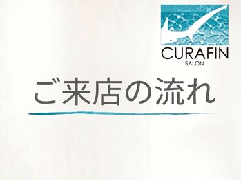 キュラフィン(Curafin)/ご来店の流れ