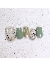 ネイルアンドまつげ リュフェール 五反田(Nail Lufaire)/footダルメシアンミラー