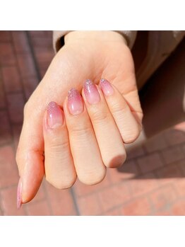 ネイルルームワンサード(Nail Room One Third)/大人のグラデーションネイル