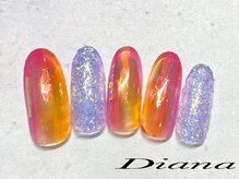 ディアナ ひたちなか高場店(DIANA)/定額ネイル　7,700円　A‐070