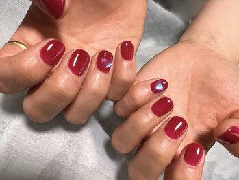 ソロルル ネイル(Sororuru Nail)/大人ワンカラークリアビジュー