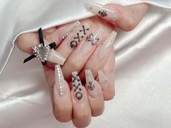ティーアンドビー ネイルスタジオ(T&B NAIL STUDIO)/トレンドワンホンちゅるんネイル