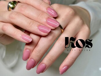 コス(KOS)の写真/≪初回オフ無料/フィルインも対応≫大人可愛いトレンドネイル★淡い色味で魅せるあなたの指先に特別な輝き!