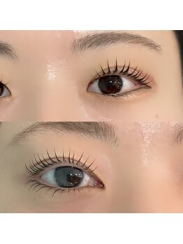 ナナ パラジェル フィルイン マツゲパーマ パリジェンヌ(NANA)/《EYE》まつ毛パーマ Uロッド♪