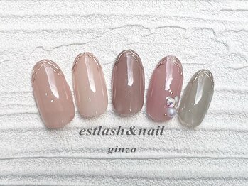 ヌーディーカラーラインフレンチ