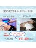 夏の毛穴キャン(2)ハイドラ全顔+Cコース+EVミニ付き