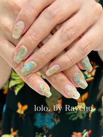 鉱石系ニュアンスアート♪