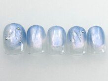 アイネイルズ 池袋店(I-nails)/透け感ブルー