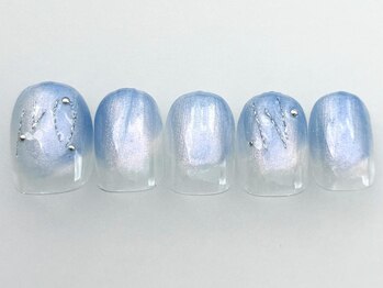 アイネイルズ 池袋店(I-nails)/透け感ブルー