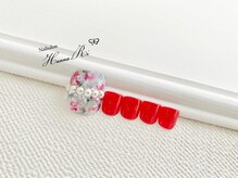 ネイルサロン ハンナ(Nail salon Hanna.Ri)/フラワーパールデザイン