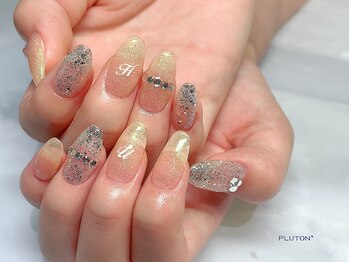 ネイルアンドアイラッシュ プルトン(Nail＆Eyelash PLUTON)/ラメワンカラー