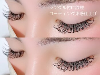 パルフェ(Parfait Eyelash Nail Salon)/束感仕上げ♪シングルつけ放題