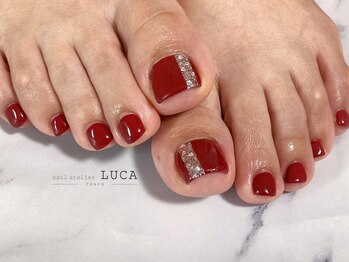 ネイルアトリエルカ(nail atelier LUCA)/M-529 大人上品ボルドーネイル