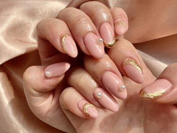 エイト 横浜店(eight)/上品なピンク×ゴールド