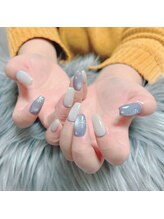 リンクネイル(Link nail)/ぷるマグ×雪の結晶