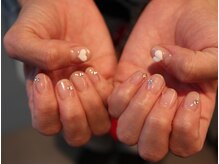 ネイルトータルビューティー ソピーロ(sopiro)/クリアシンプルハート