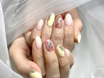 ラーシューシュ(la-chou-chou)/華やかネイルコース ¥7500