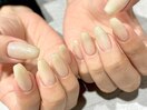 ホワイトゴールドラメネイル