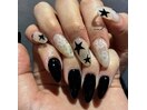 ～ブラック×レースネイル～