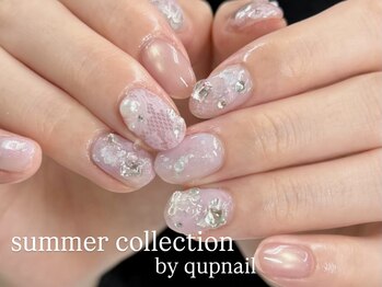 クプ アイラッシュプラス(qup)の写真/定額summer collectionで夏の準備は万全！華やかな指先で毎日を楽しく★