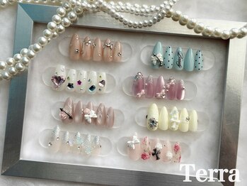 ネイルアンドまつげエクステ テラ 新宿店(Terra)の写真/大人気☆韓国風/ワンホン/トレンドネイル16種類から選べるプレミアム定額￥5990◆マグ/ミラーのカラーも豊富