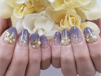 ダブルネイル(Double Nail)/[前窪]キラキラネイル★