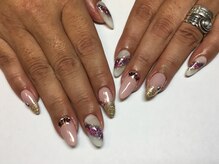 ラウト デコレーションアンドネイルサロン(Lauto Decoration&Nail Salon)/ピンク系スカルプネイル