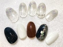 ヘアアンドネイル ピーファイブ(P-five)/定額コースネイル冬デザイン