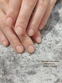 プライベート ネイルサロン マーマ(murmur)/ナチュラルワンカラー