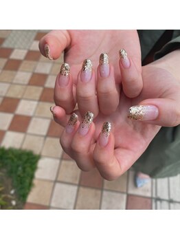 アースコアフュールボーテ 宇都宮インターパーク店(EARTH coiffure beaute)/ラメグラデーション