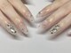 ゴッダスネイル(GODDESS NAIL)の写真/ブライダルネイル当店人気No.1ガラスフレンチ☆デザインコースでオーダー出来ます☆