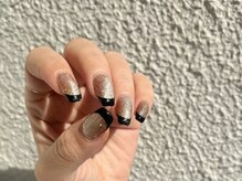 ドリームシャイニー 西葛西店(Dream Shiny)/黒フレンチ×マグネット