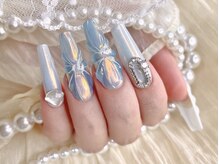 ジョアアンジェ 福島店(joieange)/オーロラ ちゅるん 夏ネイル