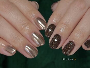 エピックベース(epic bace)/ワンカラーネイル/ちぐはぐ