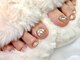 イリゼネイル(iRise nail)の写真/大人気フットデザインでワンランク上の足先に★ハンドNGな方にも◎さりげなく見える足元のネイルで女子力UP
