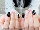 オンブレフレンチ・冬ネイル