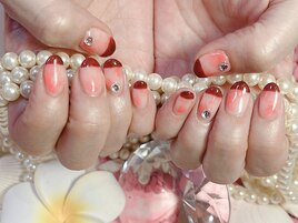 ☆桃ネイル☆