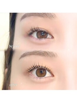 ケイトステージラッシュ 広島八丁堀店/まつ毛パーマ×眉毛WAX×間引き