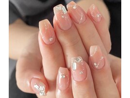 冬ネイル/ツイード/ワンホン